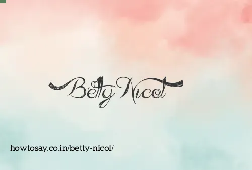 Betty Nicol
