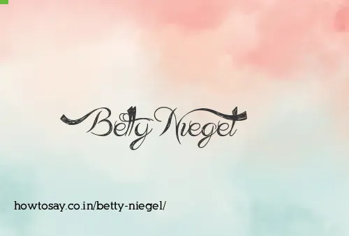 Betty Niegel