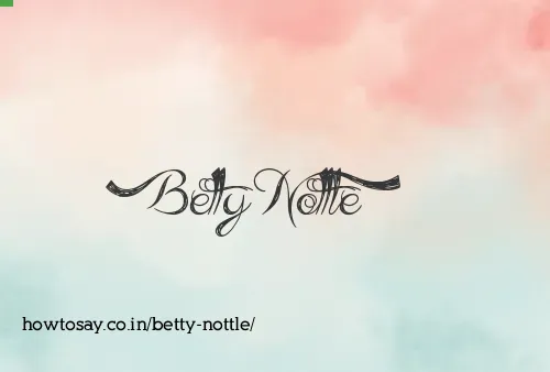 Betty Nottle