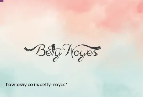 Betty Noyes