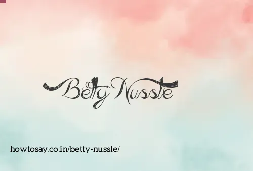 Betty Nussle
