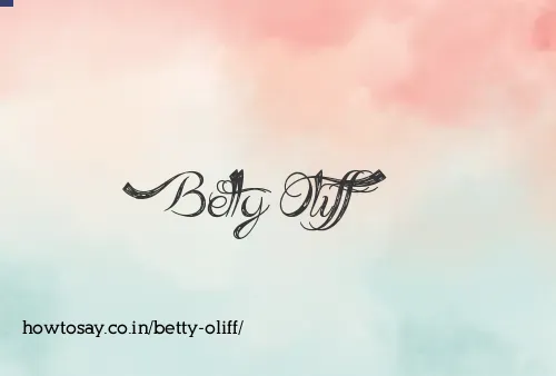Betty Oliff
