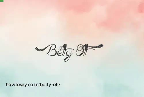 Betty Ott