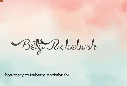 Betty Packebush