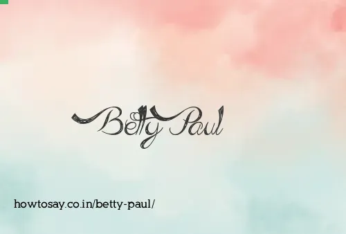 Betty Paul