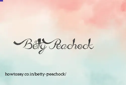 Betty Peachock