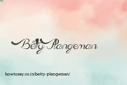 Betty Plangeman