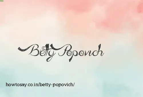 Betty Popovich