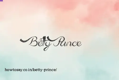 Betty Prince