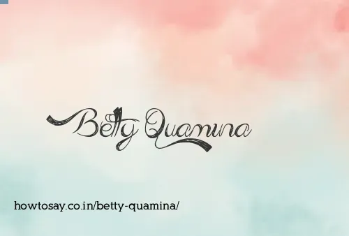 Betty Quamina