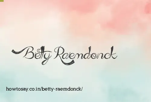 Betty Raemdonck