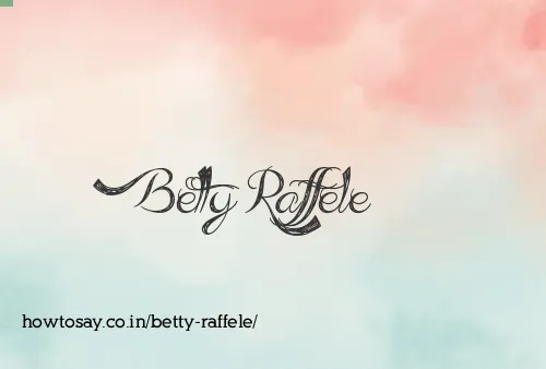Betty Raffele