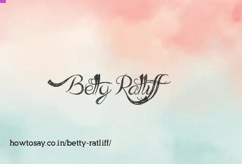 Betty Ratliff