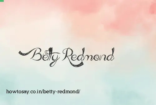 Betty Redmond