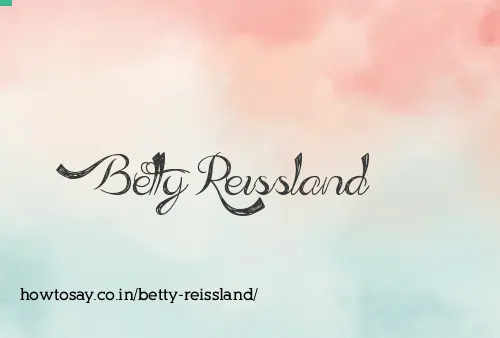 Betty Reissland