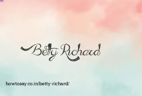Betty Richard