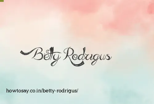 Betty Rodrigus