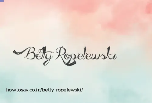 Betty Ropelewski