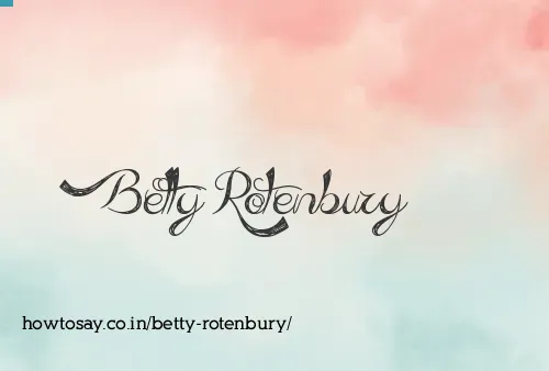 Betty Rotenbury