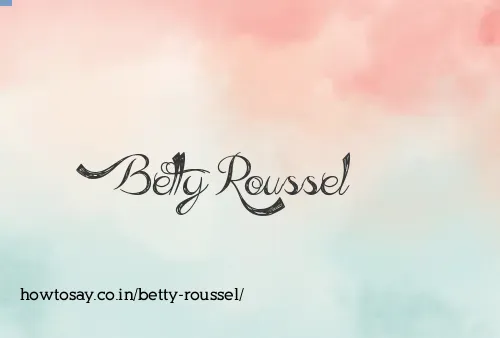 Betty Roussel