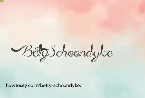 Betty Schoondyke