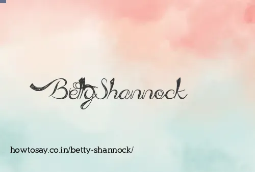 Betty Shannock