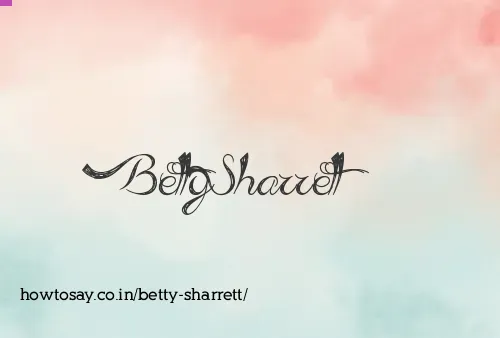 Betty Sharrett