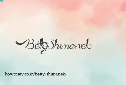 Betty Shimanek