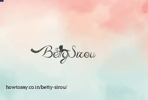 Betty Sirou