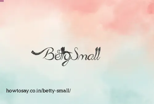 Betty Small