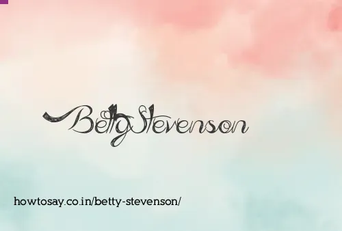 Betty Stevenson
