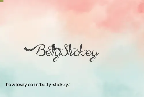 Betty Stickey