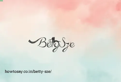Betty Sze