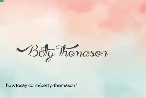 Betty Thomason