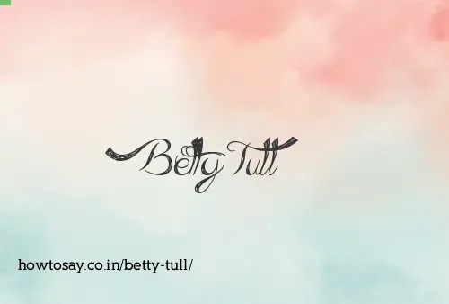 Betty Tull