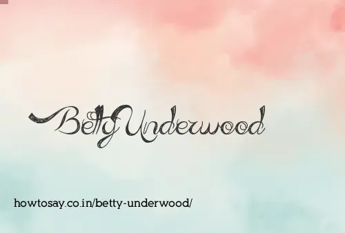 Betty Underwood
