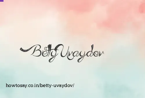 Betty Uvaydov