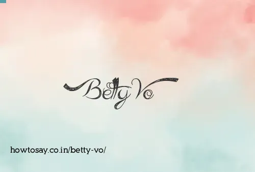 Betty Vo