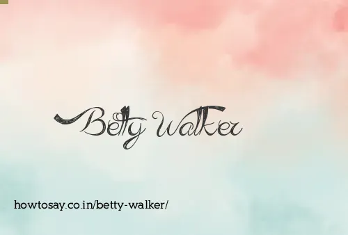 Betty Walker