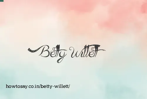 Betty Willett