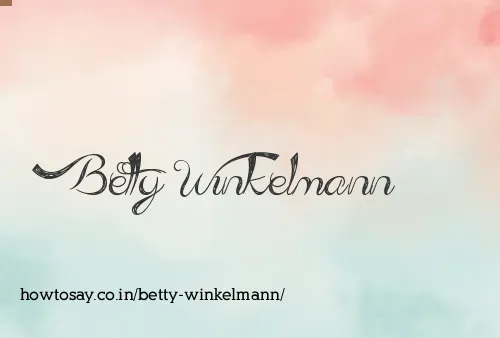 Betty Winkelmann