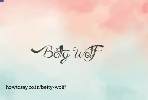 Betty Wolf