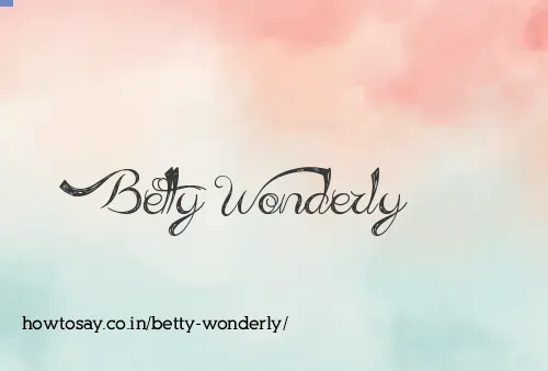 Betty Wonderly