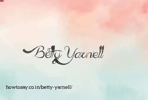 Betty Yarnell