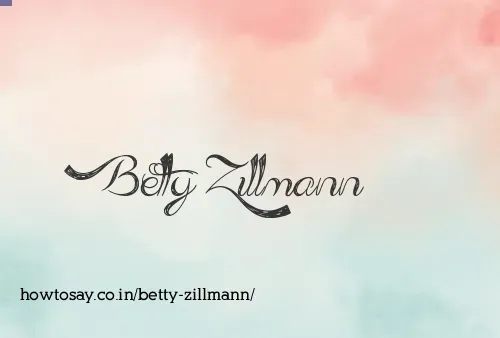 Betty Zillmann
