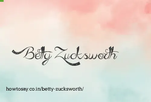 Betty Zucksworth