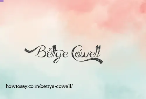 Bettye Cowell