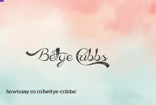 Bettye Cribbs