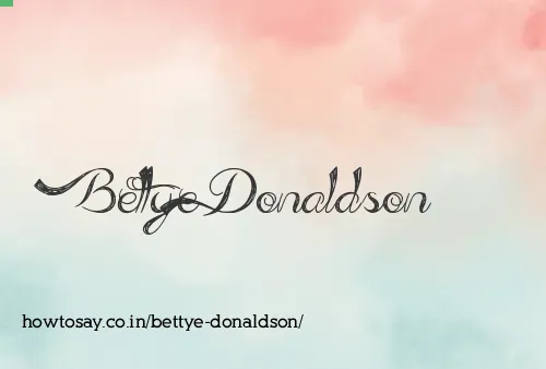 Bettye Donaldson