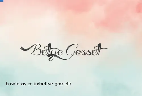 Bettye Gossett